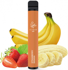 Elf Bar 600 elektronická cigareta Strawberry Banana 20mg 600 potahů 1ks