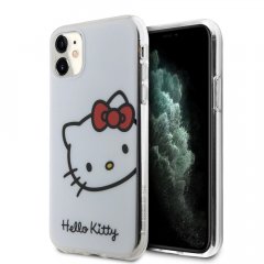 Hello Kitty IML Head Logo Zadní Kryt pro iPhone 11 White