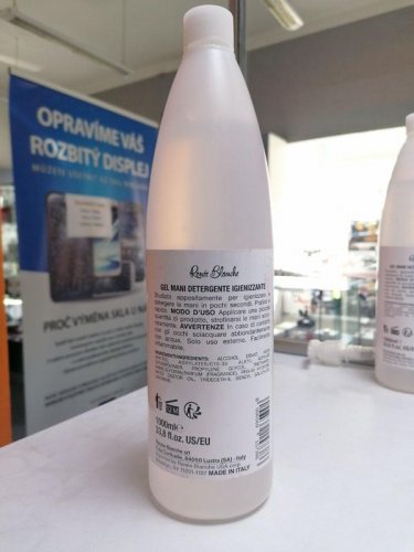 Dezinfekční - antibakteriální gel 1000ml, výhodné balení s pumpičkou