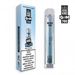 Aroma King  Gem bar 700 potahů elektronická cigareta 20mg Mr. Blue 1ks