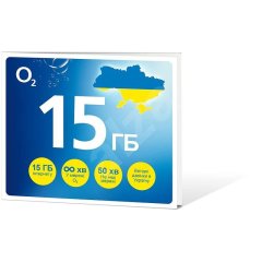 O2 GO SIM KARTA - UKRAJINA 15GB