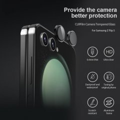 Nillkin CLRFilm Camera Tvrzené Sklo pro Samsung Galaxy Z Flip 5 5G Black
