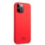 Lacoste Liquid Silicone Glossy Printing Logo Kryt pro iPhone 13 Pro Max Red