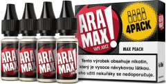 Liquid ARAMAX 4Pack Max Peach 4x10ml-6mg