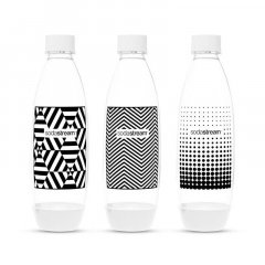 Sodastream láhve Fuse Black&White 3x1l