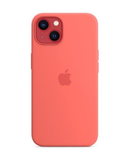MM253FE/A Apple Silikonový Kryt vč. Magsafe pro iPhone 13 Pink Pomelo