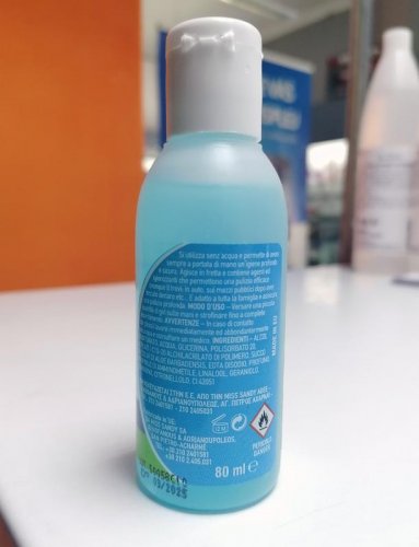Dezinfekční - antibakteriální čístící gel na ruce - 80 ml