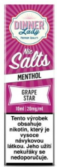 Liquid Dinner Lady Nic SALT Grape Star 10ml - 20mg
