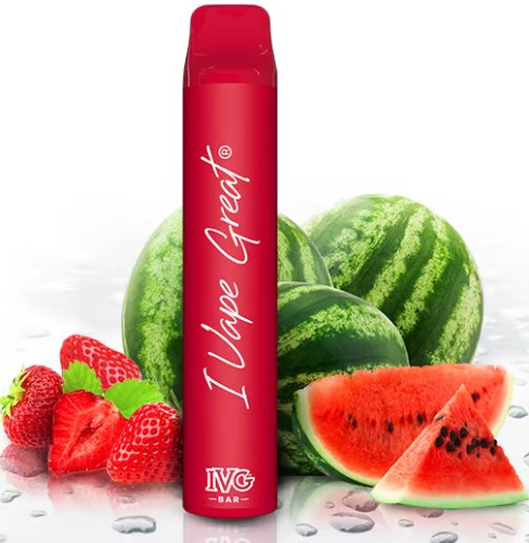 IVG Bar Plus elektronická cigareta 20mg Strawberry Watermelon 675 potahů 1ks