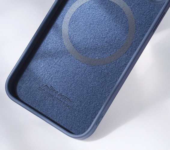 Nillkin CamShield Silky Magnetic Silikonový Kryt pro Apple iPhone 15 Plus Black