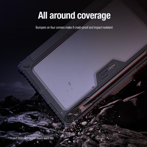 Nillkin Bumper PRO Protective Stand Case Multi-angle pro Samsung Galaxy Tab S9 Black