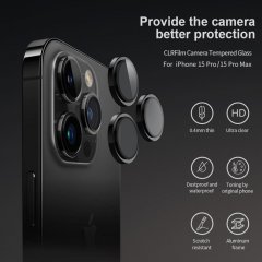 Nillkin CLRFilm Camera Tvrzené Sklo pro Apple iPhone 15 Pro/15 Pro Max Black