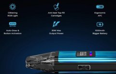OXVA Xlim Pro elektronická cigareta 1000mAh Aurora Blue 1ks