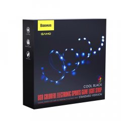 Baseus Home LED STRIP Cool Black USB Colorful Electronic Sports Game Version (RGB) Black