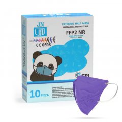 Dětský respirátor FFP2 NR fialový 1ks/bal