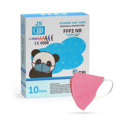Dětský respirátor FFP2 NR růžový 1ks/bal