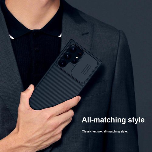 Nillkin CamShield PRO Zadní Kryt pro Samsung Galaxy S23 Ultra Black