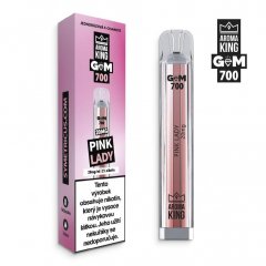 Aroma King  Gem bar 700 potahů elektronická cigareta 20mg Pink Lady 1ks