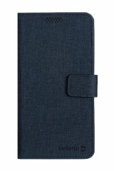 POUZDRO SWISSTEN LIBRO UNI BOOK XL TMAVĚ MODRÉ (158 x 80 mm)