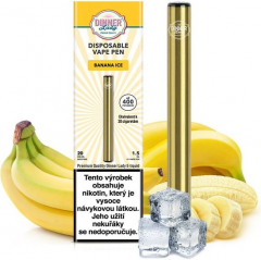 Dinner Lady Vape Pen elektronická cigareta Banana Ice 20mg  400 potahů 1ks