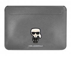 Karl Lagerfeld Saffiano Ikonik Obal na Notebook 16" Silver